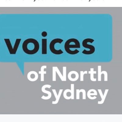 Voices of North Sydney is a non-partisan grassroots group working for proper democratic representation in North Sydney. Authorised by A.Wilson