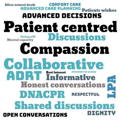 We are the NUH DNACPR QI team. We wish to improve and promote opportunities for our patients to discuss their thoughts and concerns about DNACPR.