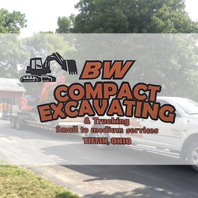 We are a small Excavating company in Tiffin Oh, we do demolition,lawn install,  new lanes installed( stone) and many other items,