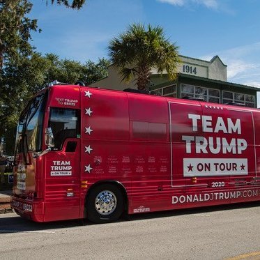 @TeamTrump is on tour! Join us as we travel the country to re-elect President @realDonaldTrump! Text 