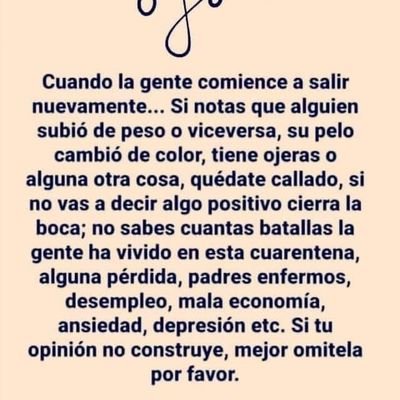 Nunca tienes que cambiar para hacer que alguien te ame, si alguien te ama, te acepta tal como eres.
A menos que seas chimpachairo, denuncia y bloqueo inmediato