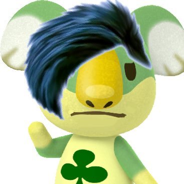 a parody of the smexiest, most amazing green personified koala with a fat nose and great eyebrows from animal crossing. (NOT AFFILIATED WITH NINTENDO)