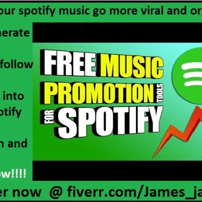 Jamesja85545249's profile picture. am a freelancer.i will promote your music  to go viral to more listeners such as;;; SPOTIFY MUSIC I TUNES MUSIC SOUND-CLOUD AND TIDAL DEZE-ER MUSIC PROMOTION