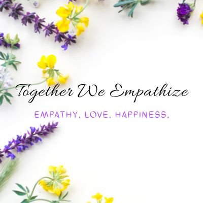 tweempathize's profile picture. Empathy. Love. Happiness.
A Journey Towards A Life Filled With Love And Happiness.
We Are A Family.
https://t.co/TFvJ8xB2tC
