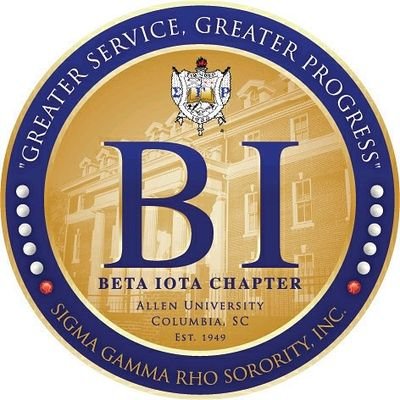 We are the Beta Iota Chapter of Sigma Gamma Rho Sorority, Incorporated, located on the campus Allen University.