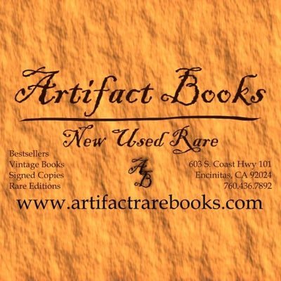 New, used, and rare bookstore in Encinitas, CA. https://t.co/L3l9aUQuYH and https://t.co/WI6tROXb96  ABA member.