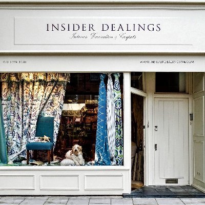 Insider Dealings is a small, friendly & creative #interiordesign company based on #Chiswick High Road, West London & established by Sally Price 25+ years ago.