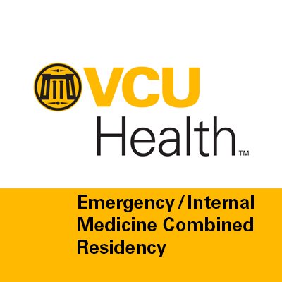 VCU Health EM/IM Residency program account. Creating dual-trained physicians to serve the ever-changing landscape of healthcare.