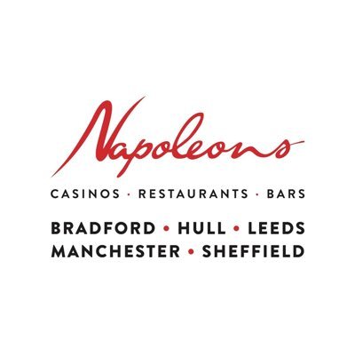 Tweets from #Marketing at Napoleons #Casinos & #Restaurants. We are a privately owned #Yorkshire based business with 5 venues. 🔞http://www.begambleaware.orga