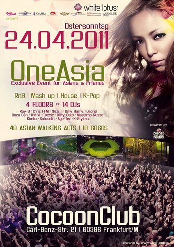 White Lotus is one of the most successful label for the Asian Lifestyle in Germany. It is famous for its awesome nightlife events.