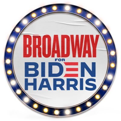 We are an inclusive community of #Broadway industry professionals & theater enthusiasts united to elect @JoeBiden as our next President. 🎭 #TeamJoe