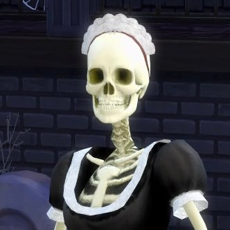 your favorite skeleton maid. she/her