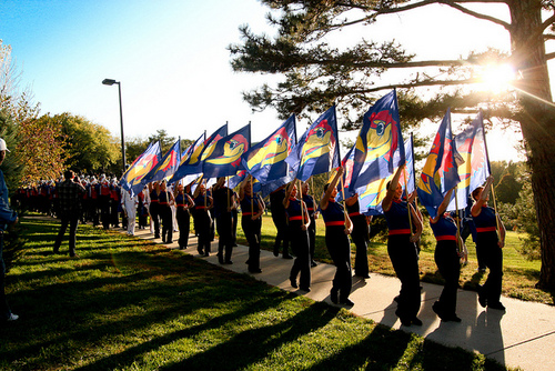 The Official Twitter for the University of Kansas Colorguard!