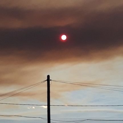 Cuando el humo eclipsa el sol.