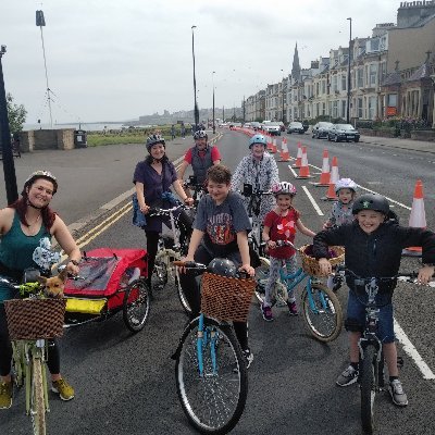 The #SunriseCycleway on the beautiful Northumbrian coast, from Whitley Bay to Tynemouth, traffic free for all! :0)