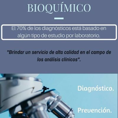 Bioquímica 100%. 
Optimista en las nuevas generaciones con base en la honestidad y aplicación del conocimiento.