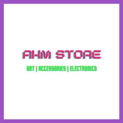 AKM Store is place where you will find various Art Designs, Accessories, Electronics products ETC. Check out our Website for more details.