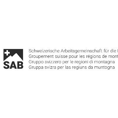 Le SAB (Groupement suisse pour les régions de montagnes)  défend les régions de montagnes et rurales.
Die SAB setzt sich für die Interessen der Berggebiete ein.