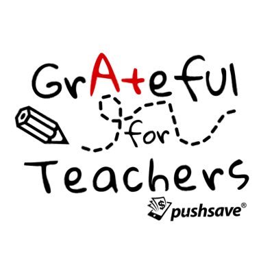 The Grateful For Teachers Program gives back by supplying PushSave mobile coupon books for parent-teacher groups to gift to teachers!