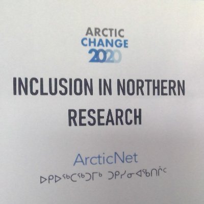 A small project exploring Inclusion in Northern Research with support from @ArcticNet @CanadaCouncil. Join the conversations Dec 5-8 #ASM2022