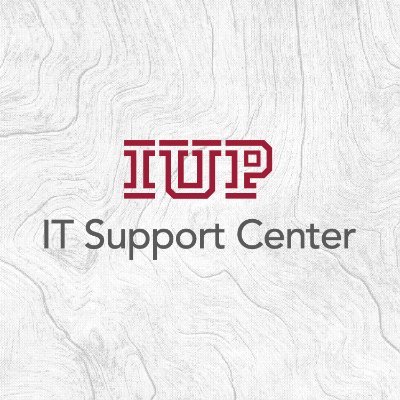 Official twitter account of the #IUP #ITSupportCenter

Our hours of operation are Monday through Friday 8a to 430p