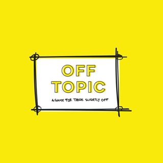 A game for those slightly off.. light-hearted and enjoyed best with friends🙃 Follow us on Instagram @offtopicgame