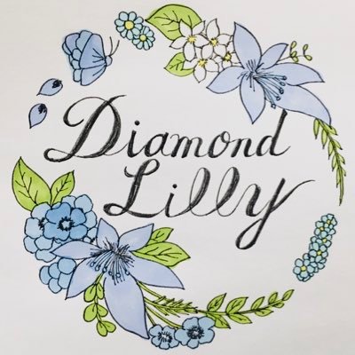 ハンドメイドアクセサリー 「Diamond Lily(ダイヤモンドリリー）」♡