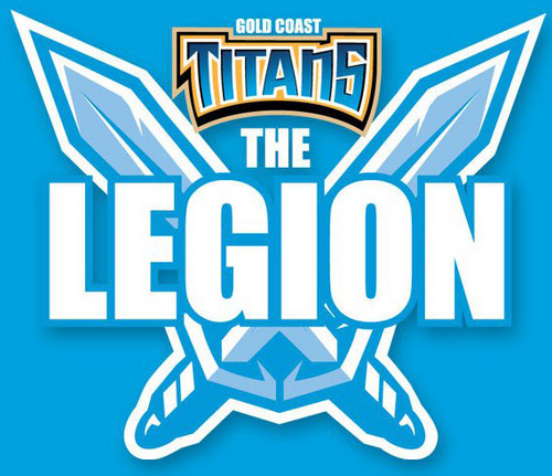 The Legion Frontline - The Official Supporters Group of the Gold Coast Titans - we welcome all fans to follow our Twitter account.