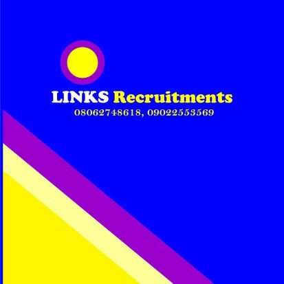 LINKS Recruitments is a recruitment firm of repute that seeks to bridge the gap between employers and employees through provision of HR services. 08062748618.