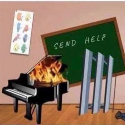 frontlineteach1's profile picture. Former music teacher, snarky pianist, & full time grammar police.