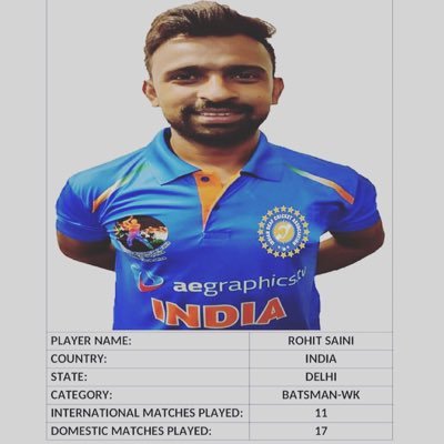 RohitSa74782276's profile picture. I am player in National and International with IDCA......