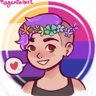 Bi enby knitter they/them. Side account for ramsay_baggins/ramsay_b_ofmd✌️ Profile pic @magentagirl_