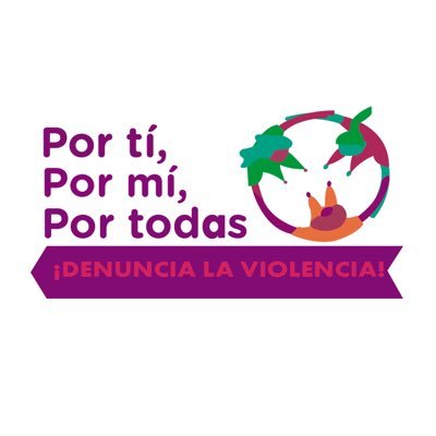 Campaña para promoción de la denuncia de la violencia contra las mujeres. A través de Colectiva Feminista.