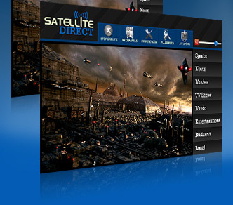 Watch Live TV with Satellite Direct Software It's as Easy 1,2,3!