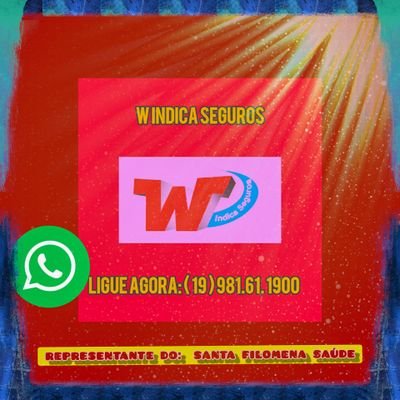 w_indica's profile picture. W INDICA SEGUROS - SEGUROS EM GERAL- REPRESENTANTE: SEM PARAR - E SANTA FILOMENA SAÚDE