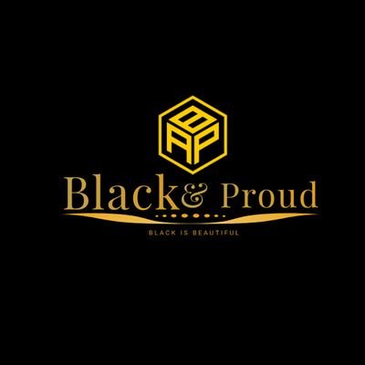 black and proud it's a clothing brand