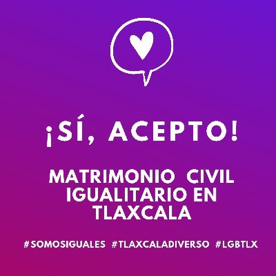 Las organizaciones de la sociedad civil estamos unidas, fuertes 💪 y convencidas que los derechos humanos no ❌ son negociables.
#SíAcepto #TlaxcalaDiversa 🌈