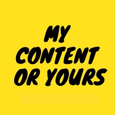 My Content Or Yours Profile