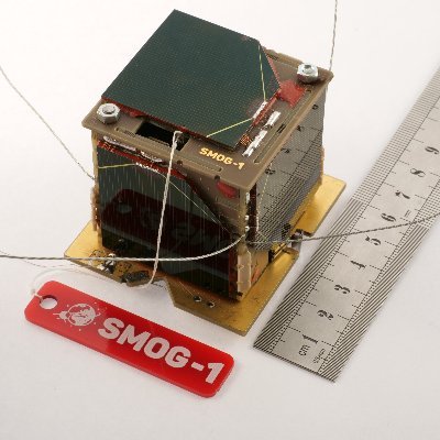 SMOG-1 is a 1 unit pocketqube satellite built by students and lecturers of BME. It's mission is to measure the RF spectrum(430-830MHz) in the Low Earth Orbit