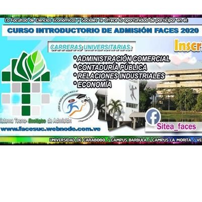 Sistema Tecno-Ecológico de Admisión de la Facultad de Ciencias Económicas y Sociales de la Universidad de Carabobo.