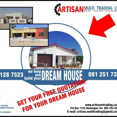 A reputable construction company specializing in building works, etc.
081 287 0691/ 081 228 4030 
Fax-mail: 0886556650
artisan.multitrading@gmail.com