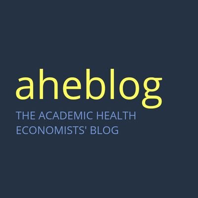 The Academic Health Economists' Blog - News, analysis and developments in health economics. Run by @ChrisSampson87 #healtheconomics #HEJC