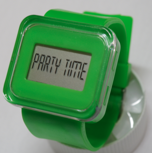 We sell watches that blink Party Time all the time