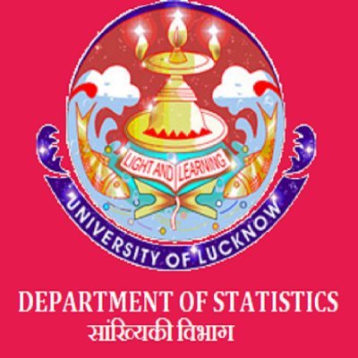 Official Account of the Department of Statistics, University of Lucknow, Lucknow, U.P. 
For any queries or suggestions drop a mail to statistics@lkouniv.ac.in