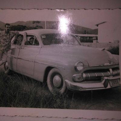 el primer coche de mi padre en 1953 en Venezuela