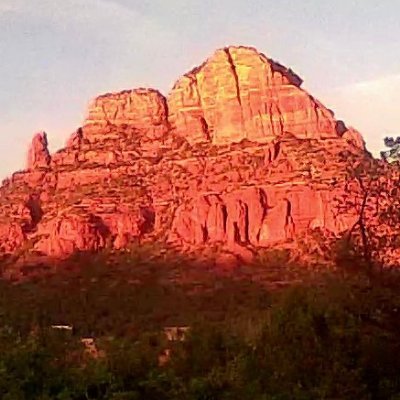 Hiding out in a covered wagon in Sedona, AZ