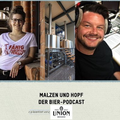 Sie braut gerne Bier. Er trinkt gerne Bier und stellt gerne Fragen. Doreen Gaumann und Wolle Loock sind Malzen und Hopf - der Bier-Podcast. https://t.co/ThMylovl00