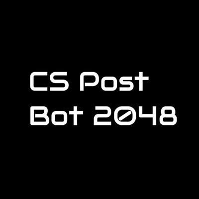 Computer Science Post Bot 2048