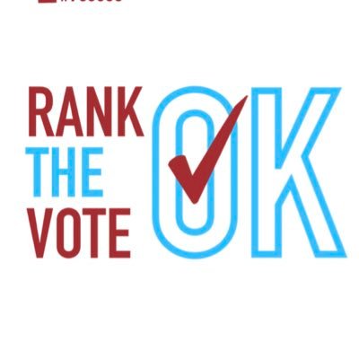 Volunteer-run, nonpartisan. #InstantRunoffVoting (ranked-choice) lets you vote for honest favorite—makes elections fairer, more civil media@rankthevoteok.org