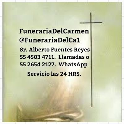 FunerariaDelCa1's profile picture. Somos una Funeraria con una larga trayectoria para apoyarte en uno de los momentos más difíciles de tu vida, la perdida de un ser querido.